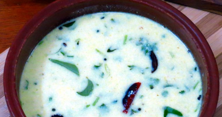 மாங்காய் இஞ்சி & பச்சை மஞ்சள் மோர்குழம்பு